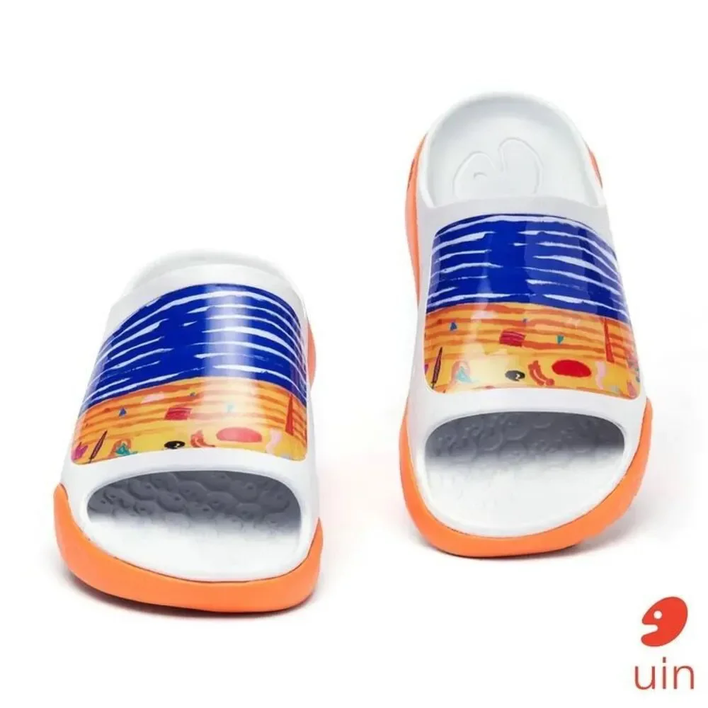 UIN Men's Sandals Beach Summer Travel Anti-Slip Slippers (at the beach ibiza)